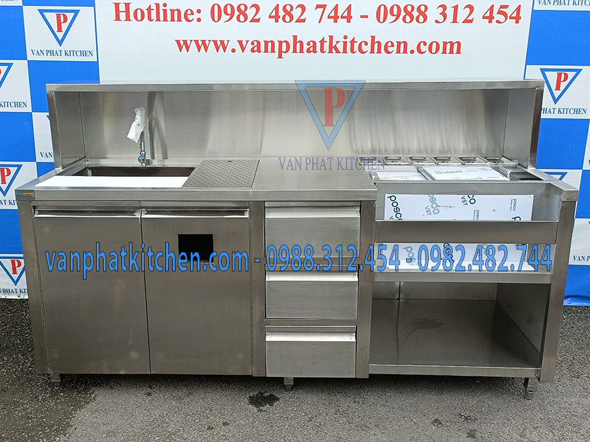 Quầy pha chế inox