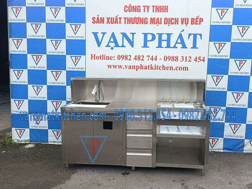 Quầy pha chế inox Quầy pha chế inox