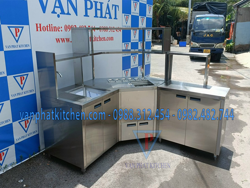 Quầy pha chế inox Quầy pha chế inox