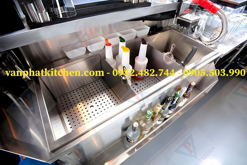 Quầy pha chế inox Quầy pha chế inox