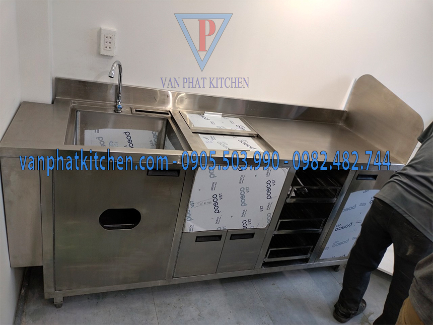 Quầy pha chế inox
