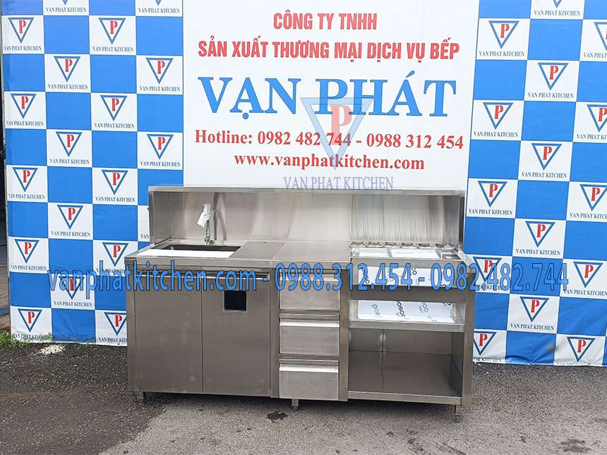 Quầy pha chế inox