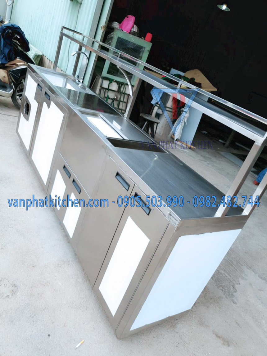 Quầy pha chế inox