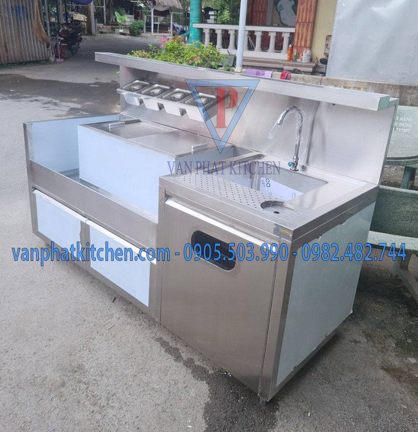 Quầy pha chế inox