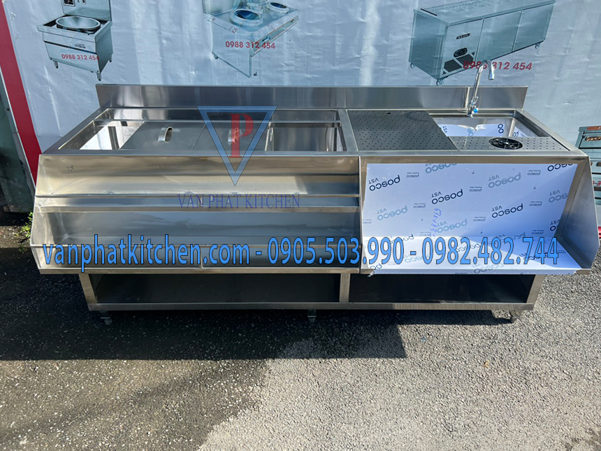 Quầy pha chế inox