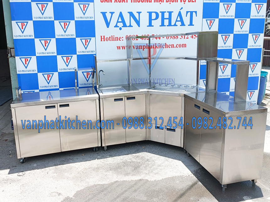 Quầy pha chế inox