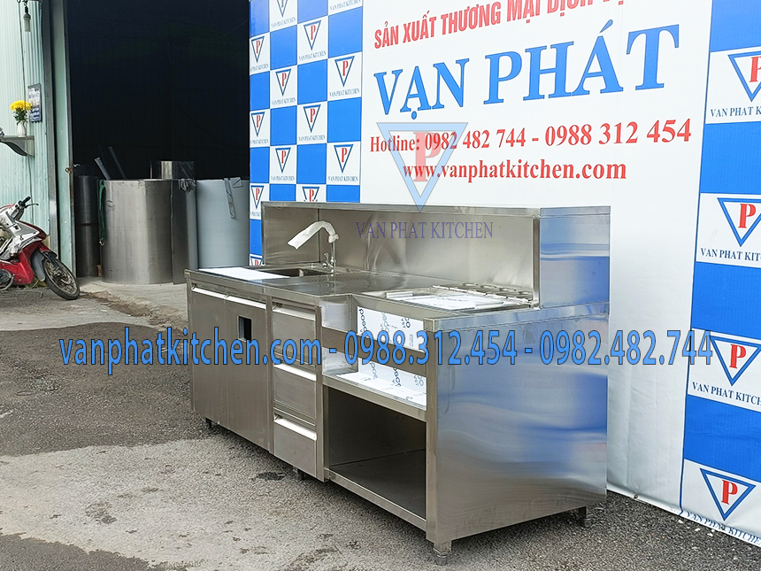 Quầy pha chế inox