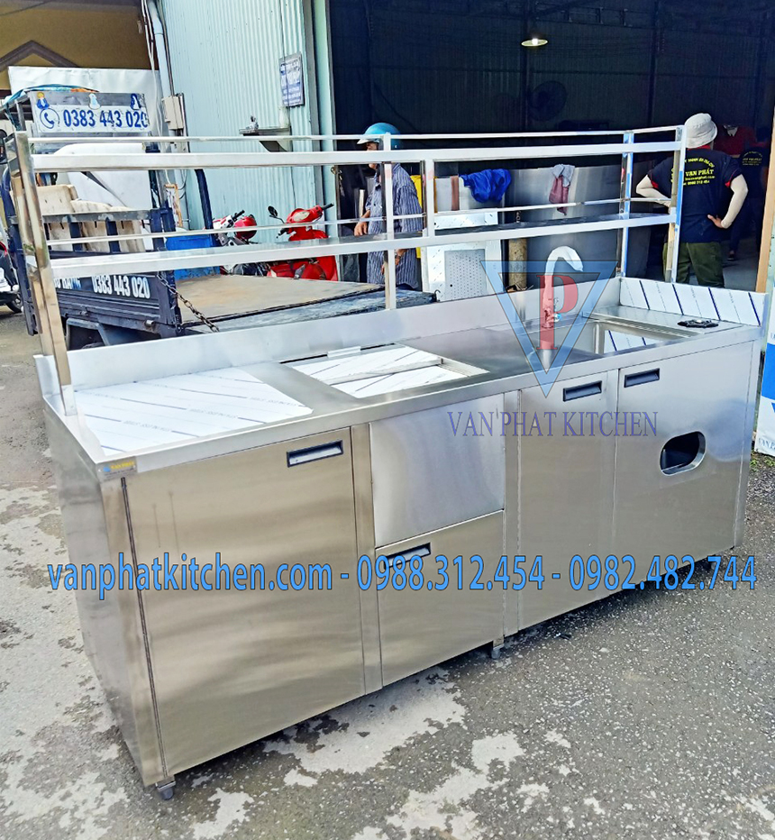 Quầy pha chế inox