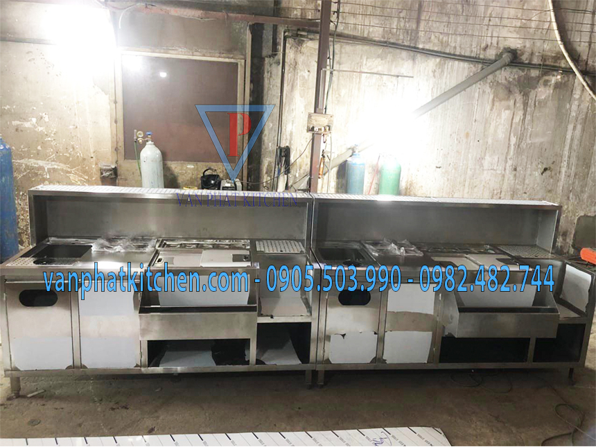 Quầy pha chế inox