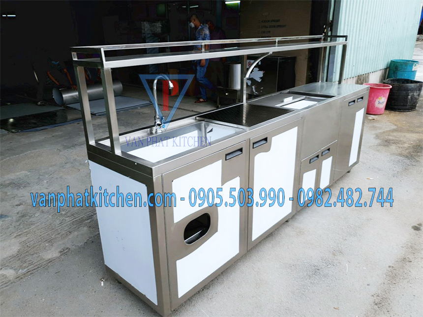 Quầy pha chế inox