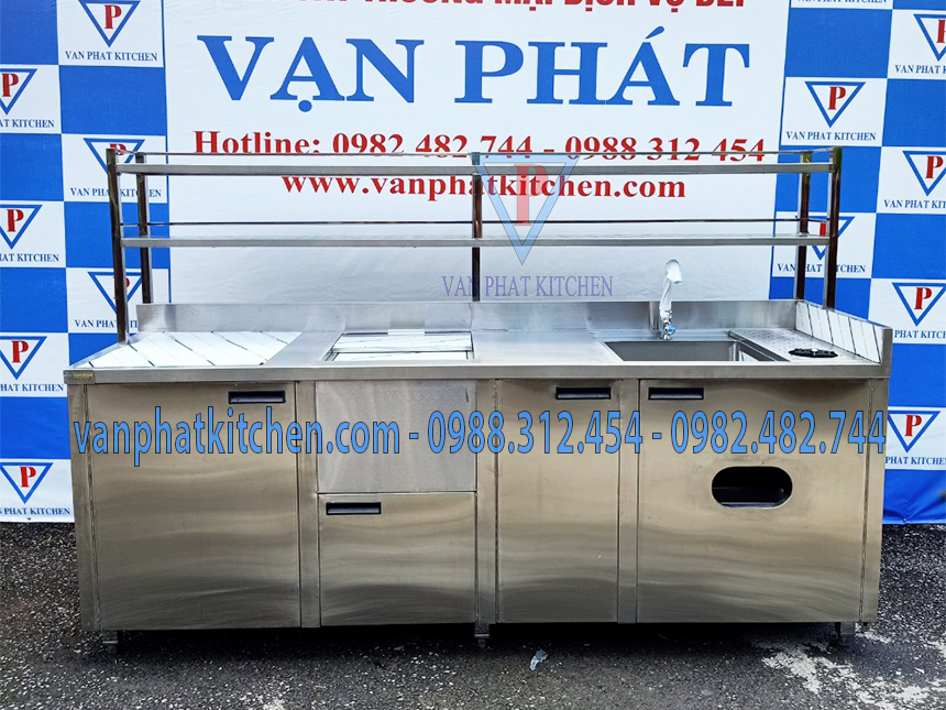 Quầy pha chế inox