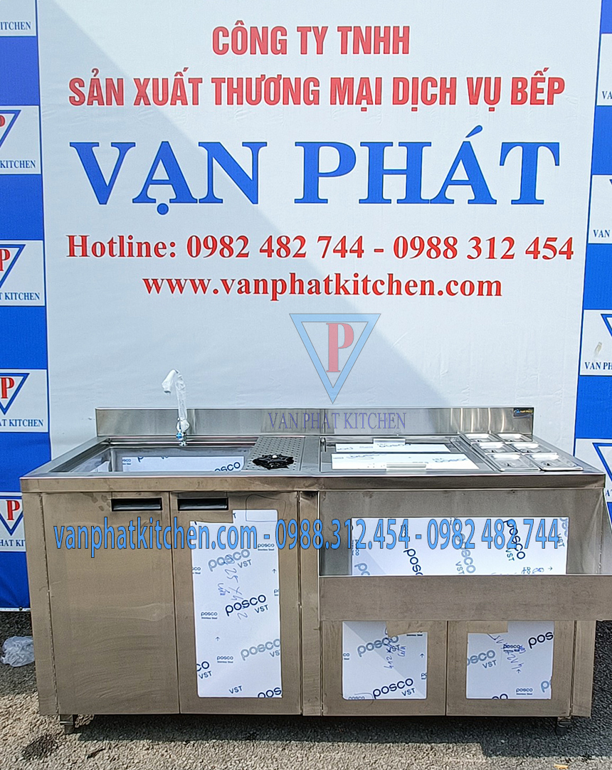 Quầy pha chế inox