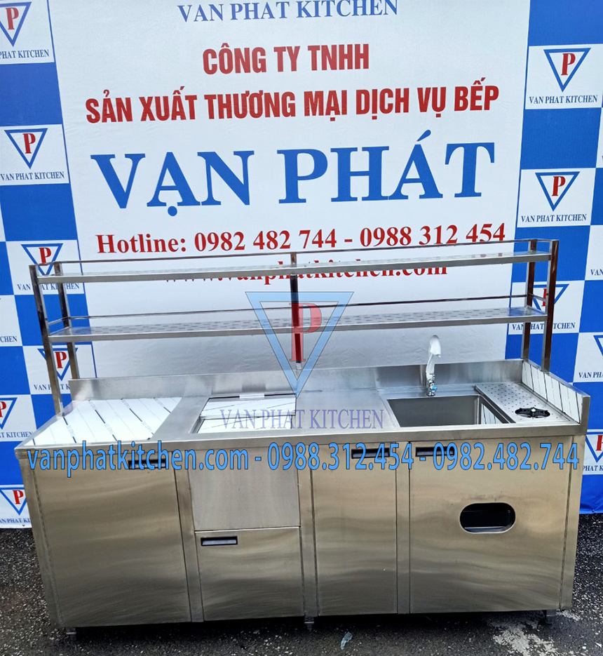 Quầy pha chế inox