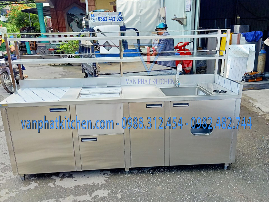 Quầy pha chế inox