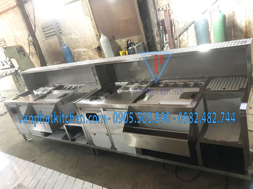 Quầy pha chế inox