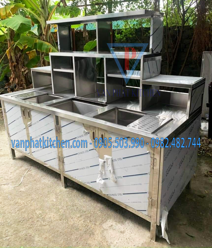 Quầy pha chế inox