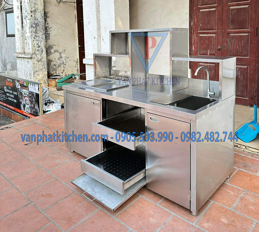 Quầy pha chế inox