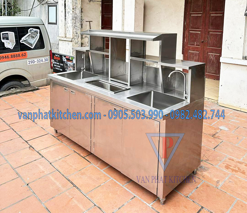 Quầy pha chế inox