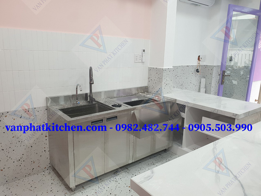Quầy pha chế inox