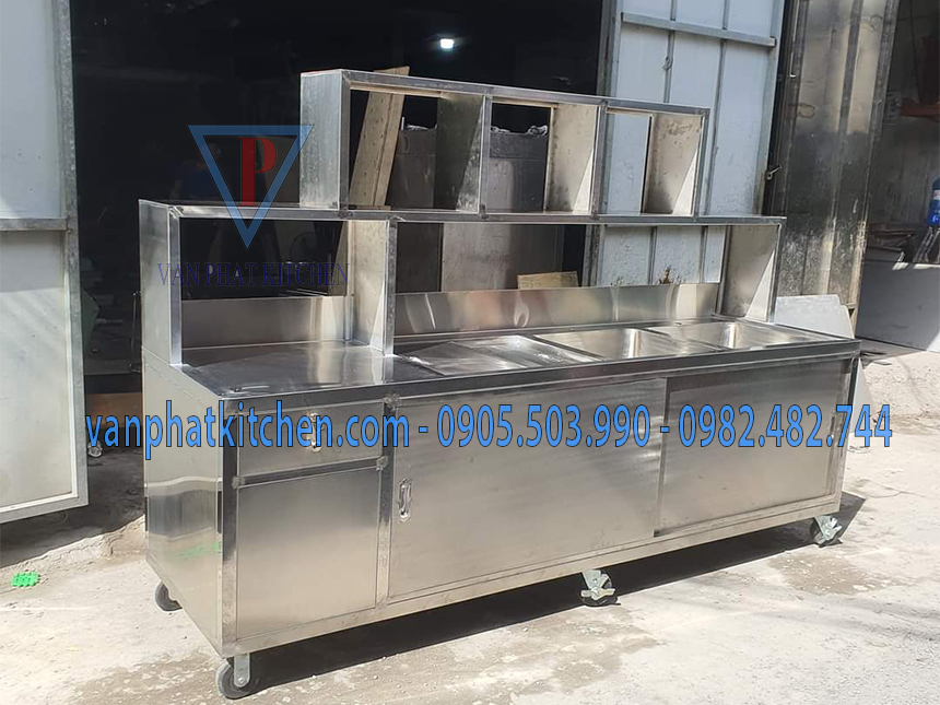 Quầy pha chế inox