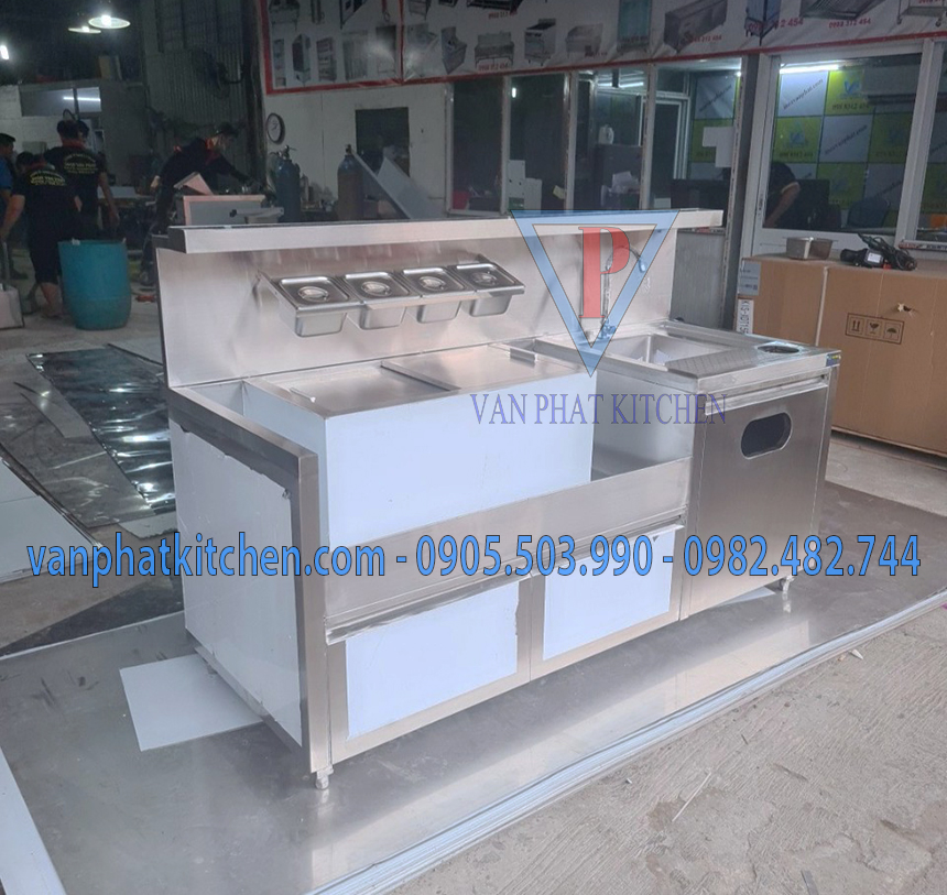 Quầy pha chế inox