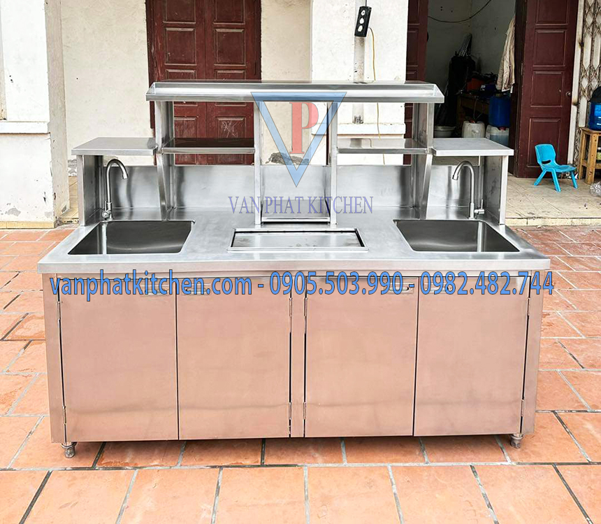 Quầy pha chế inox