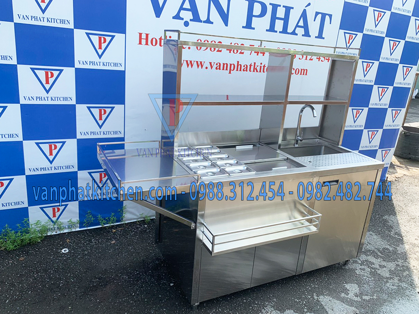Quầy pha chế inox