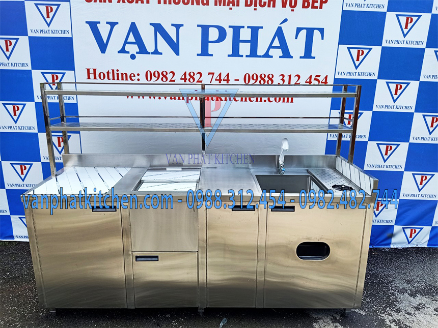 Quầy pha chế inox Quầy pha chế inox