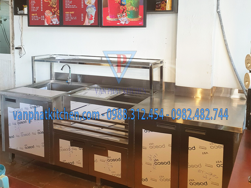 Quầy pha chế inox Quầy pha chế inox