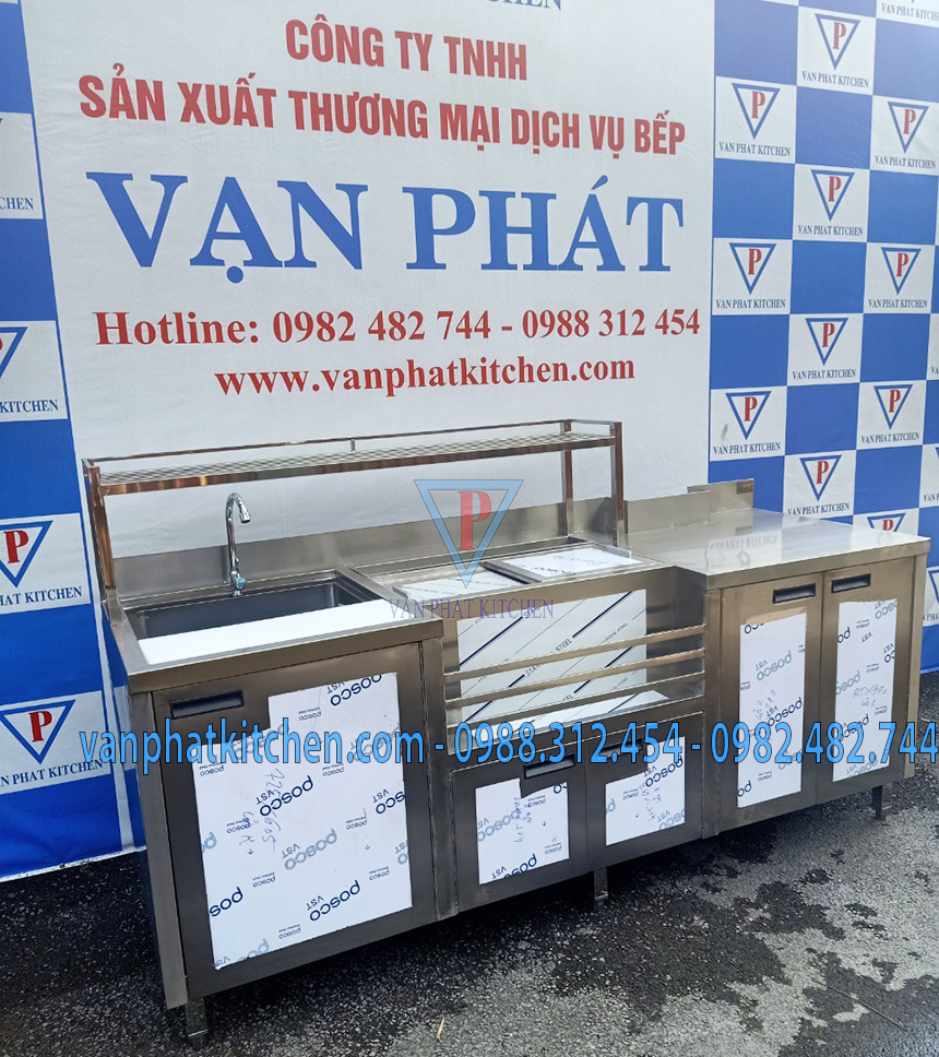 Quầy pha chế inox