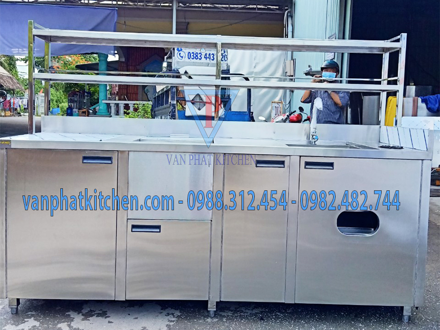 Quầy pha chế inox