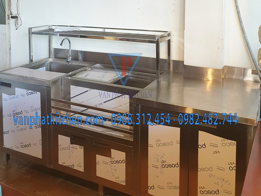 Quầy pha chế inox