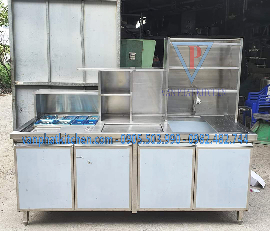 Quầy pha chế inox