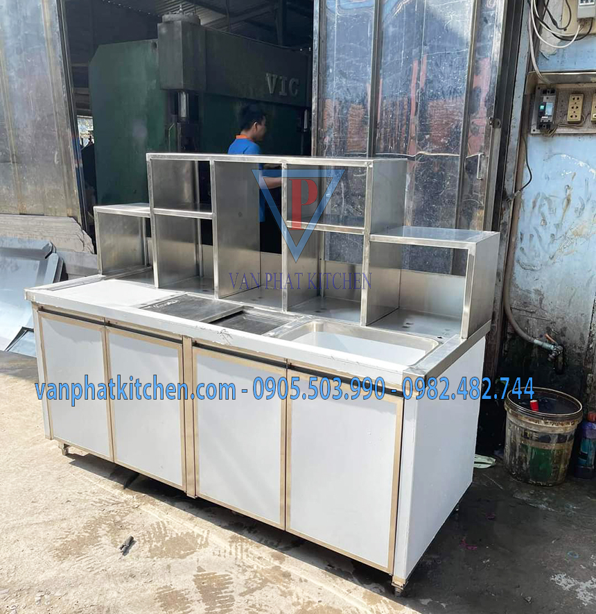 Quầy pha chế inox