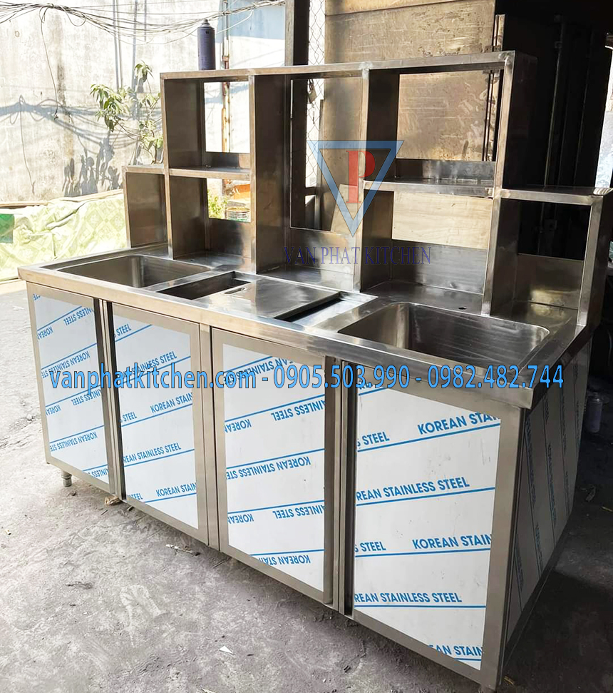Quầy pha chế inox