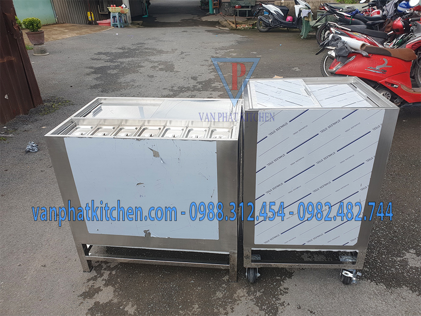 Thùng đá inox