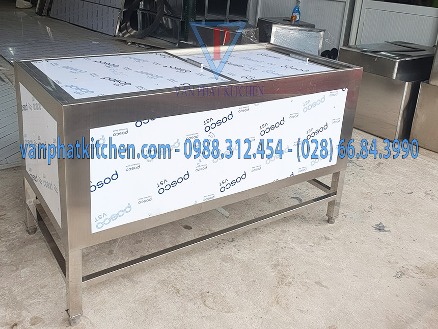 Thùng đá inox Vạn Phát