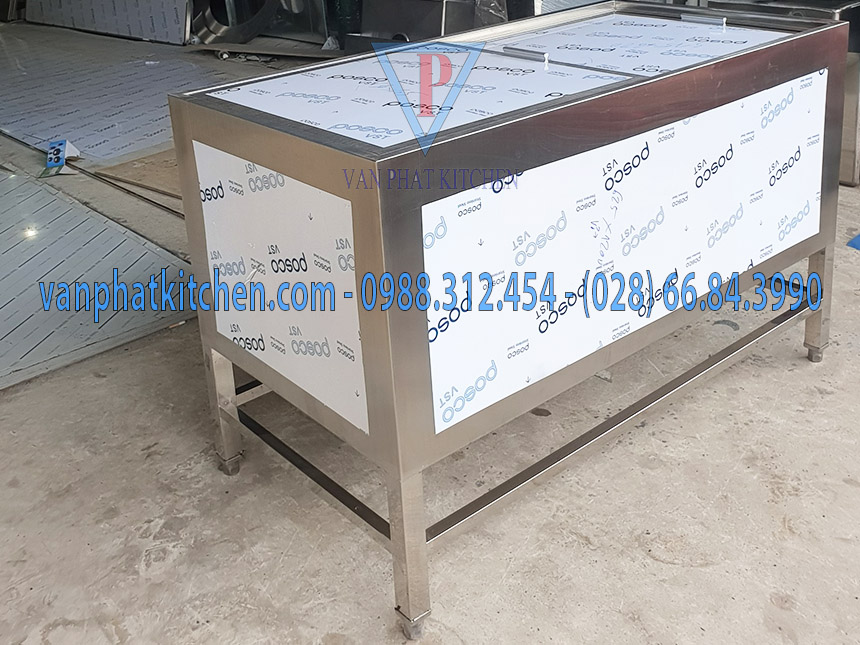 Thùng đá inox Vạn Phát