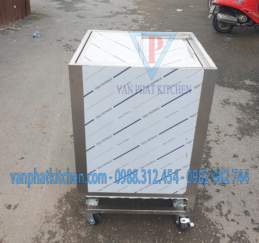 Thùng đá inox Vạn Phát