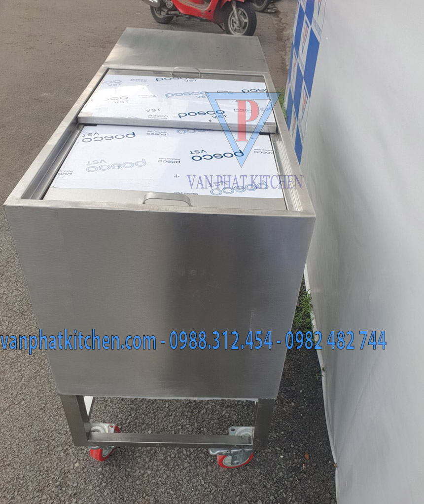 Thùng đá inox Vạn Phát