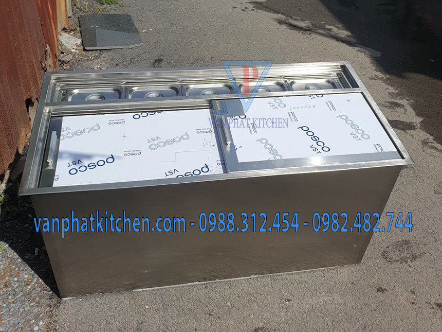 Thùng đá inox