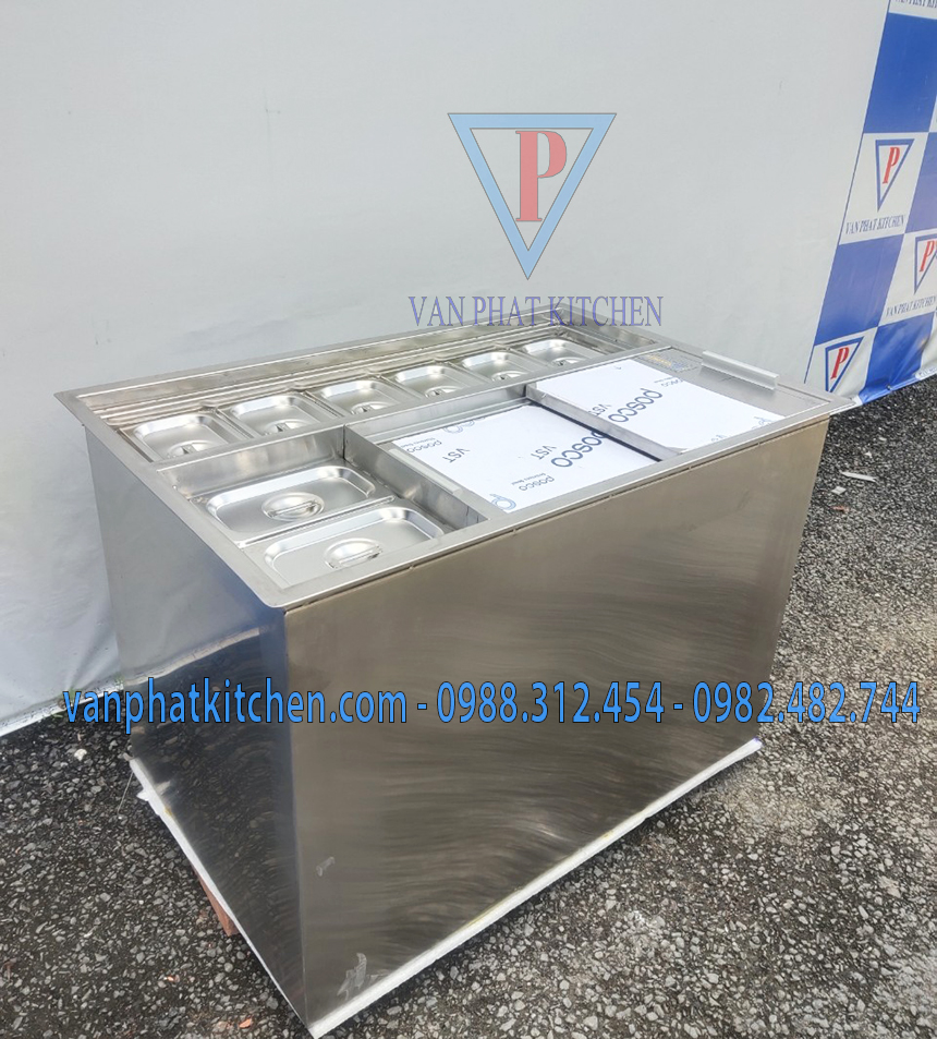 Thùng đá inox