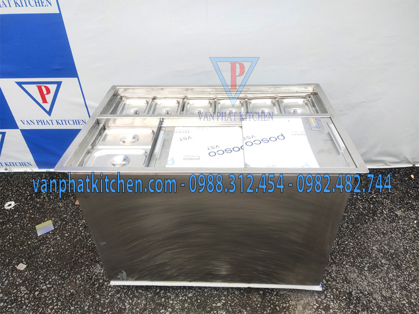 Thùng đá inox