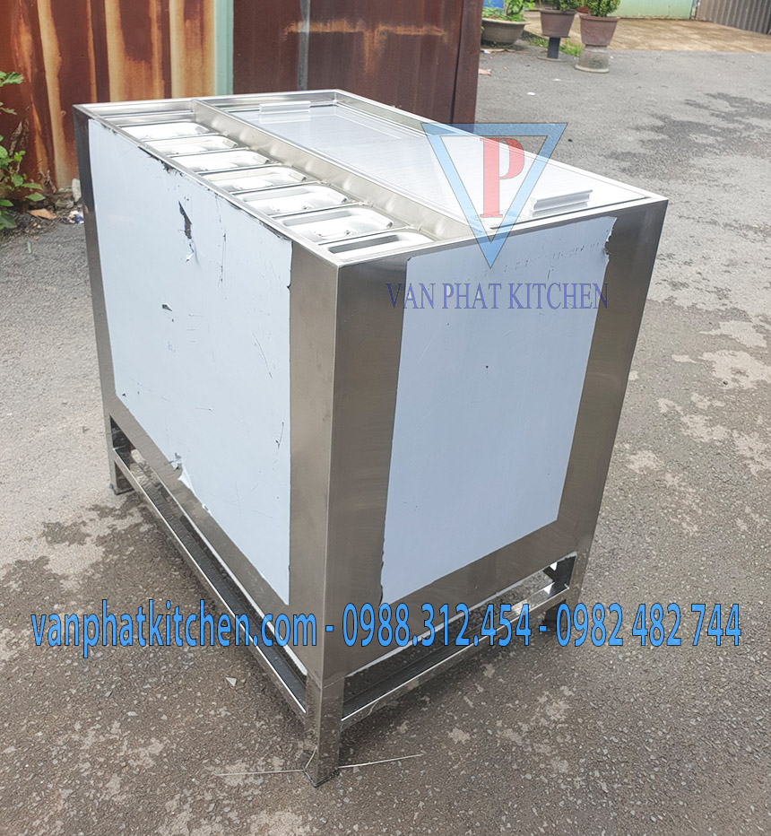 Thùng đá inox Vạn Phát