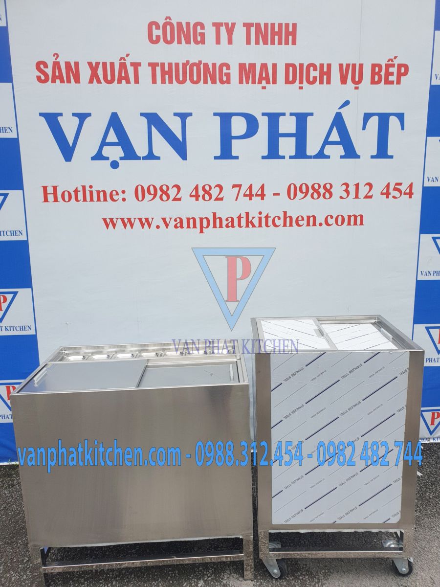 Thùng đá inox Vạn Phát