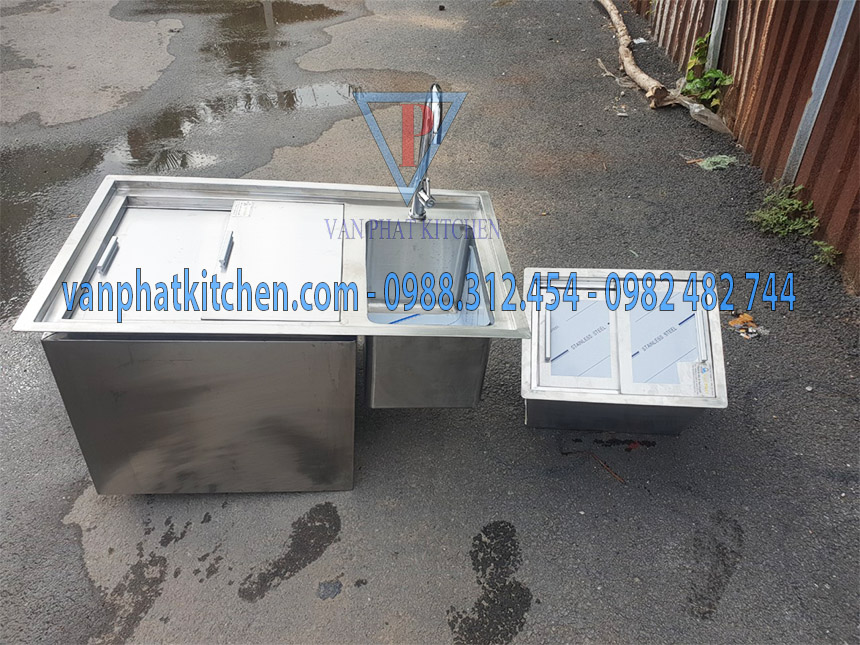 Thùng đá inox Vạn Phát