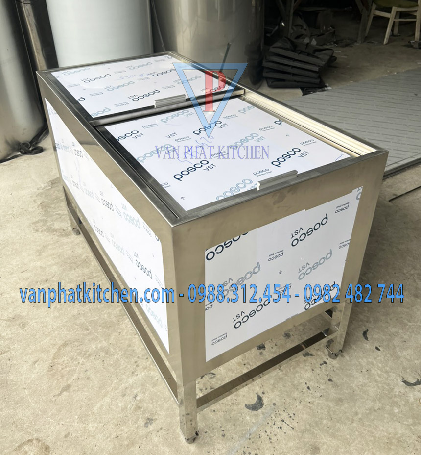 Thùng đá inox Vạn Phát