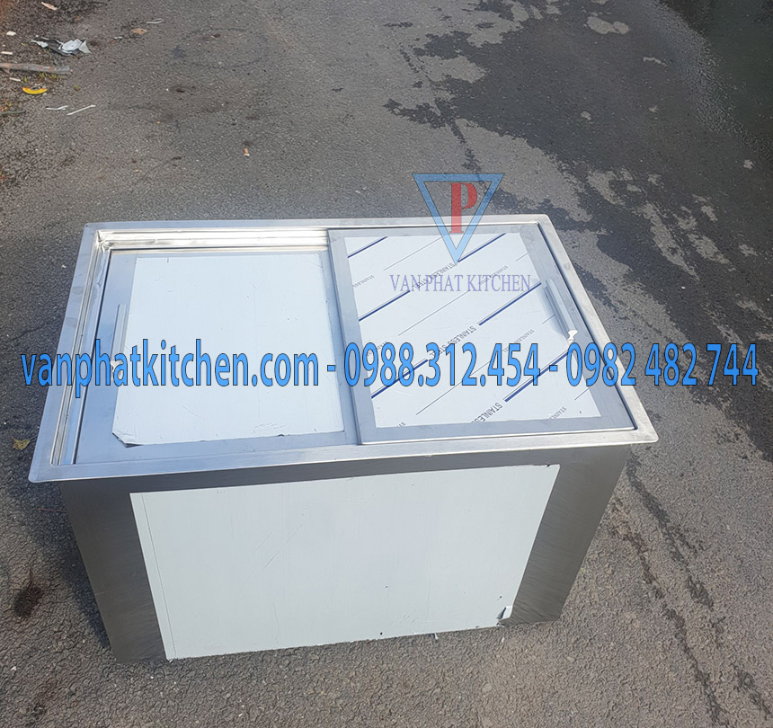 Thùng đá inox Vạn Phát