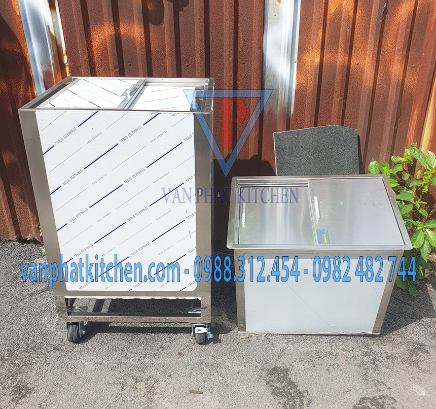 Thùng đá inox Vạn Phát